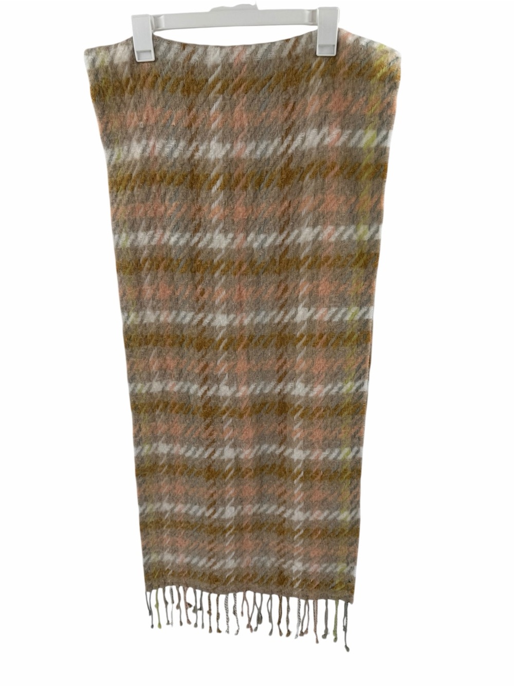 MADEWELL Women's Multicolor Barwell Plaid Oversized Scarf ONE SIZE ND378 ($65)